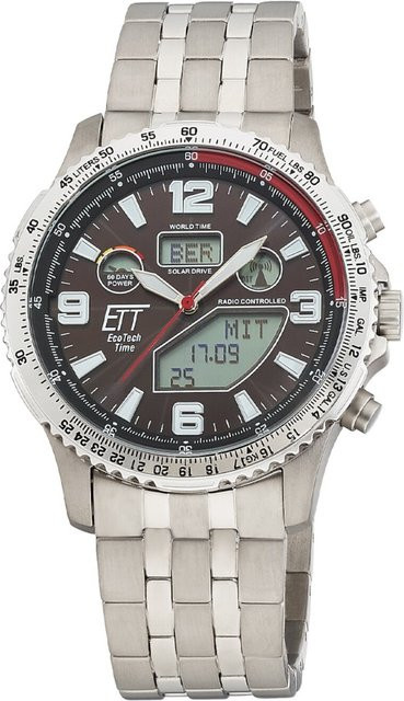 ETT Eco Tech Time Chronograph, Solar, Titan, 45 mm, Herren - Bild 1