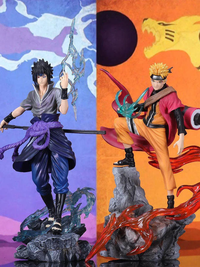 Yiran toy 1 Naruto Anime Figur blau - Bild 2