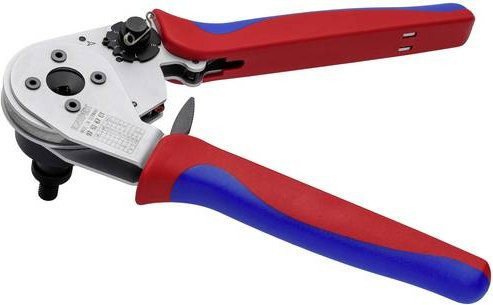 Knipex 97 52 67 DT Vierdorn-Crimpzange für Stiftkontakte und Buchsenkontakte 0,35 bis 3 mm² in Multicolor - Bild 1