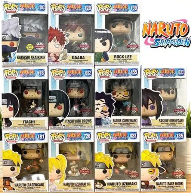 Anime Figur Naruto Uzumaki und verschiedene Charaktere Modell Collection - Bild 1