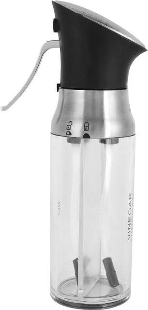 CosyHome Ölsprüher aus Glas in Transparent mit Edelstahl und Silikon als Essigspender und Würzsaucenflasche für deine Küche - Bild 1