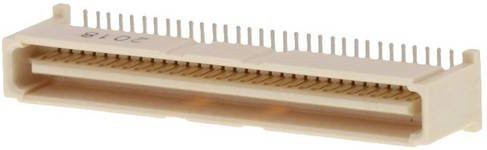 Molex Mezzanine-Steckverbinder 71436-2864 in Weiß mit Goldkontakten auf einer vollständigen Rolle - Bild 1