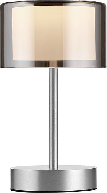 Bankamp Grand Akku Mini 5061 LED-Tischleuchte aus Aluminium in Silber mit dim2warm Funktion - Bild 1