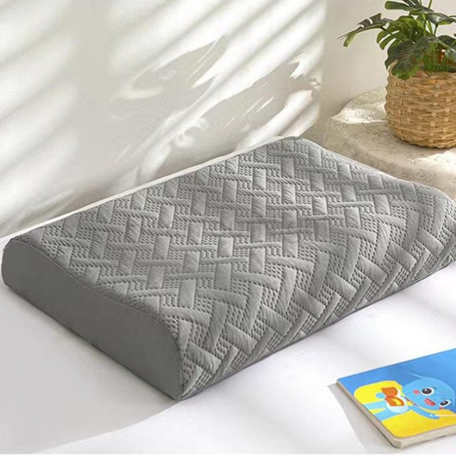 Yiran Furniture Kissenbezug für Latexkissen aus Baumwolle, Grau, B/H: 40 x 60 cm - Bild 1