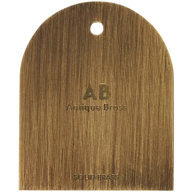 Nurlin Messing Schrankgriff und Türgriff als Probenmuster in Matt Bronze und Gold - Bild 1