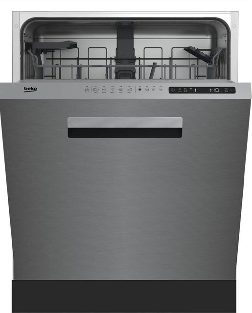 Beko Unterbau-Geschirrspüler BDDN25530X in Edelstahl Silber, B/H/T: 59,8 x 81,8 x 57 cm - Bild 1