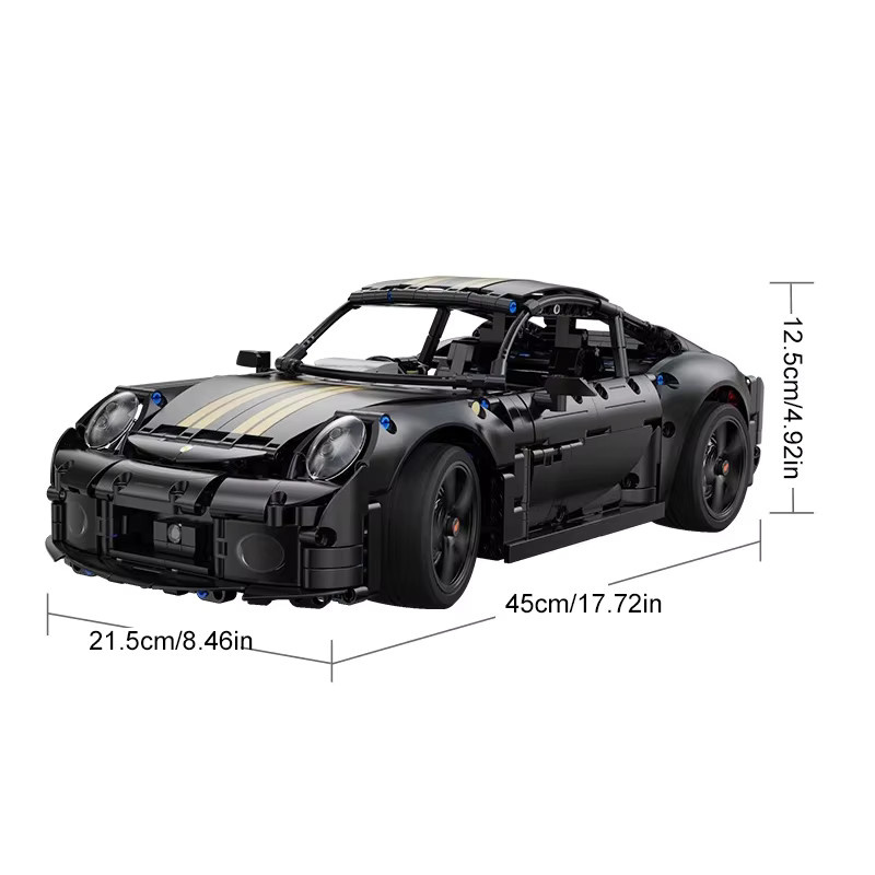 barweer RUF GT 2019, Sportrennwagen, Baukasten, 1655 Teile - Bild 3