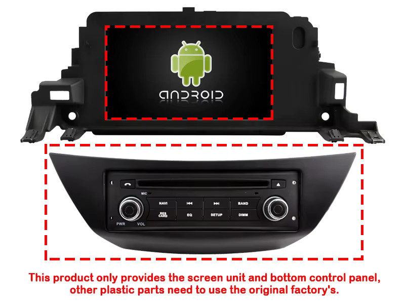 WITSON Android Auto Stereo für Renault Laguna 3 und Latitude 2011-2015 mit GPS, WiFi und Carplay in Schwarz - Bild 2