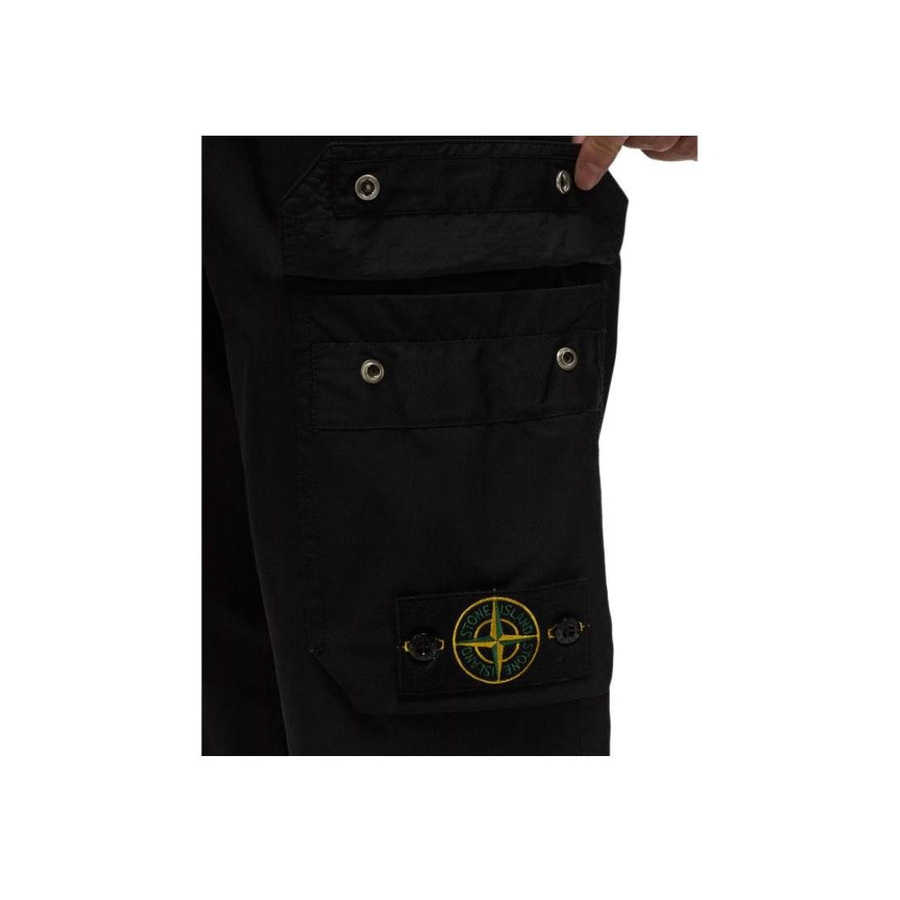 Stone Island Cargohose, Recycled Stretch Nylon Twill, Schwarz, Herren - Bild 2