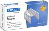 RAPESCO Heftklammern 24/6 aus Stahl in Silber - Bild 1