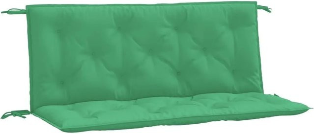 vidaXL Gartenbank-Auflagen 2er-Set Grün aus wasserabweisendem Oxford-Gewebe B/T/H: 120 x 50 x 7 cm - Bild 1