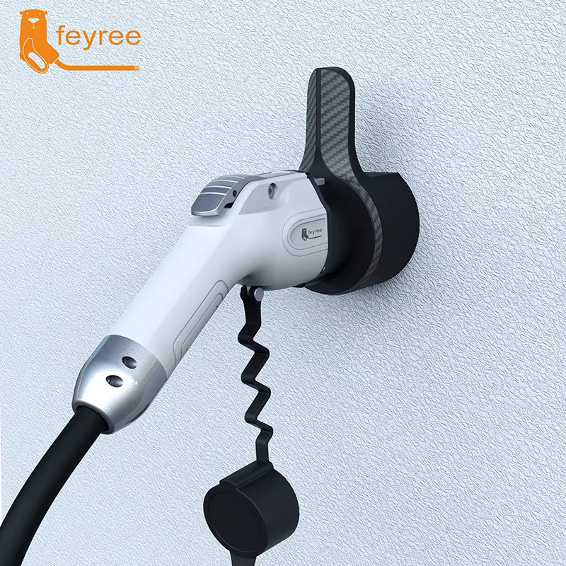 Feyree EV-Ladegeräthalterung für Elektrofahrzeuge Typ 1 J1772 Stecker und Ladekabel zur Wallbox-Halterung - Bild 3