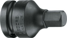 Gedore Kraftschraubereinsatz IN K 19 12, 1/2 Zoll, Innen-6-kant, 12 mm, schwarz - Bild 1