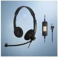 Sennheiser EPOS IMPACT SC 60 USB ML On-Ear Headset kabelgebunden USB Schwarz mit orangefarbenen Akzenten - Bild 1