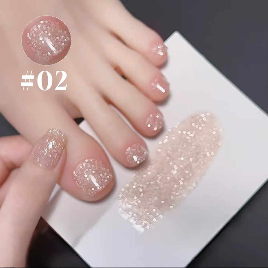 MIANEL Gel-Nagellack, Eisklar, Schimmernd, 12 ml - Bild 1
