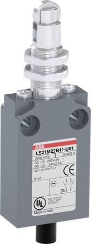 ABB LS21M22B11-U01 Positionsschalter mit Kuppenstößel, 10A, grau - Bild 1