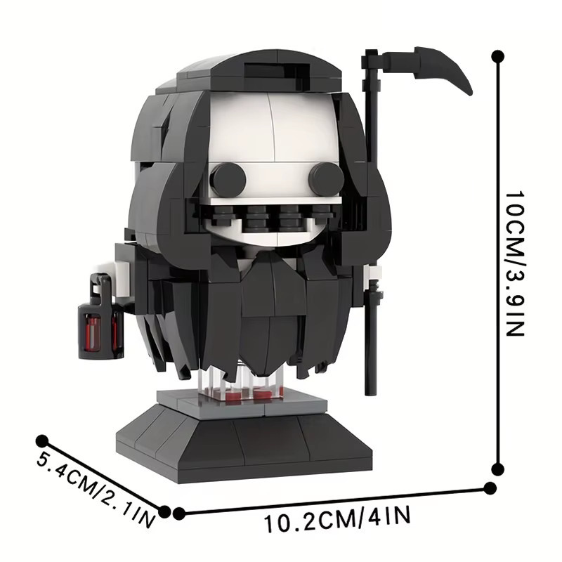 Moc Ghost Brick heads Action figur Bausteine, Garno, Bunt / Mehrfarbig, Schwarz, Kunststoff - Bild 2