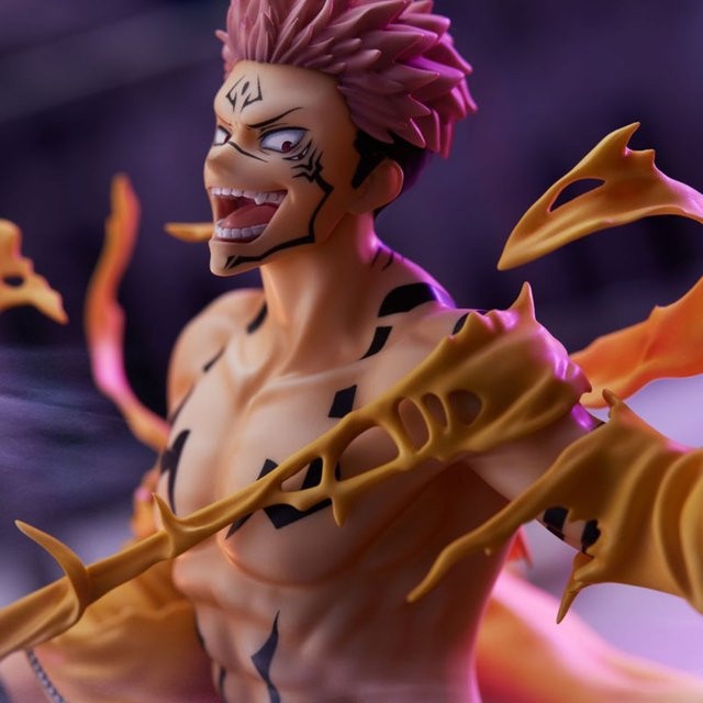 Bandai Jujutsu Kaisen Ryomen Sukuna, Actionfigur, 1/7 Maßstab, Kunststoff - Bild 1