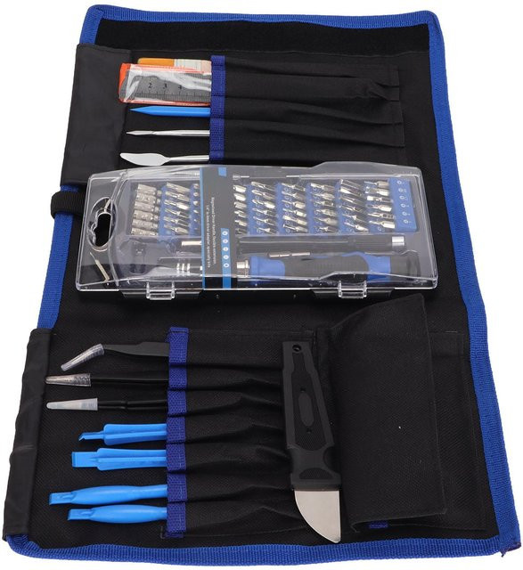 Honor Electronics 81 in 1 Multifunktionales Schraubendreher-Set aus Stahl in Grau für Elektronikgerät und Telefonreparatur - Bild 1