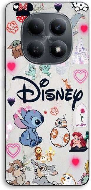 MANIACASE Handyhülle für Xiaomi Redmi Note 15 5G aus TPU-Silikon mit Disney-Motiv in Schwarz und Multicolour - Bild 1