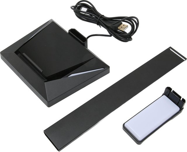 TAIDU WE-100 RGB Gaming Kopfhörerständer mit Typ-C- und USB-Anschluss in Schwarz - Bild 1