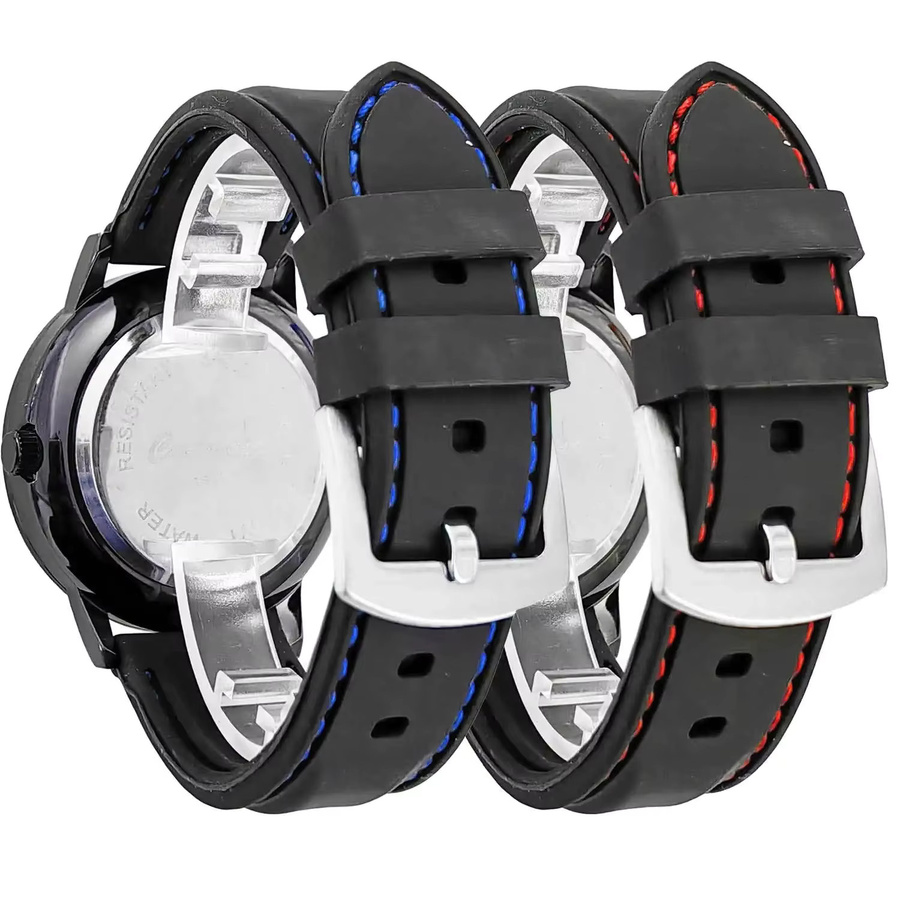 VNWCT Uhrenarmband Silikon, Herren, Stahlschnalle - Bild 2