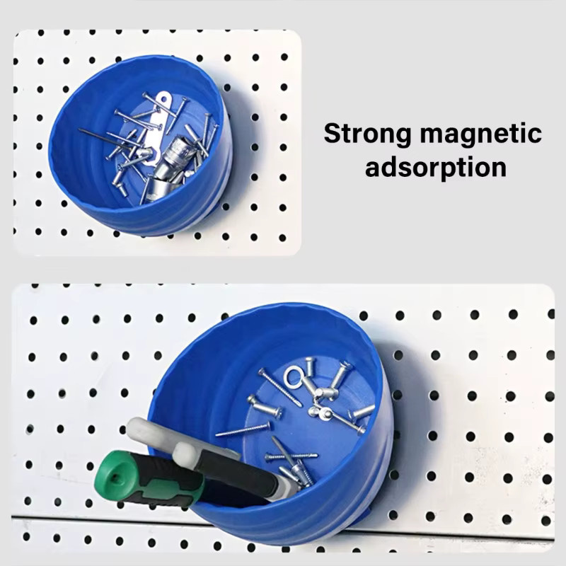 Platzsparende Magnet-Praxisschale in Blau B/T/H: 14,5 x 12,5 x 8,2 cm - Bild 4
