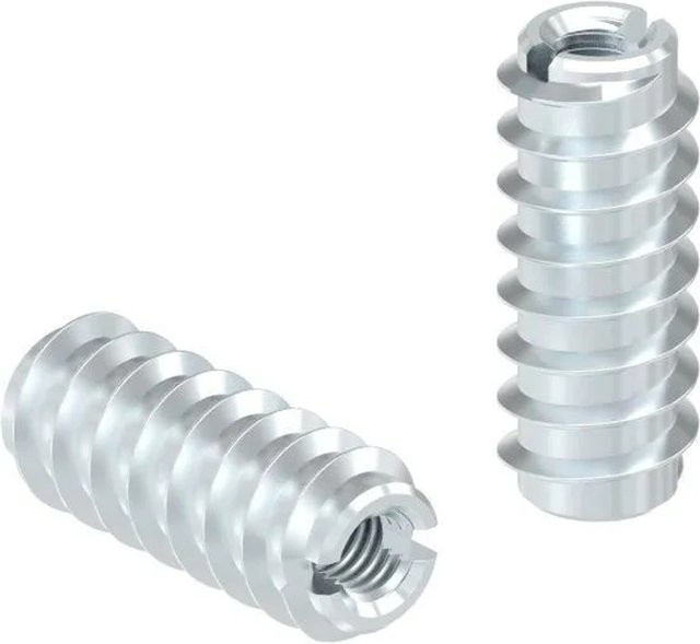 FeNau Rampa-Muffe Typ A aus verzinktem Stahl in Silber, M6 x 30 mm, ähnlich DIN 7965 - Bild 1