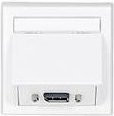 VivoLink WI221196 DisplayPort Steckdose in Weiß - Bild 1