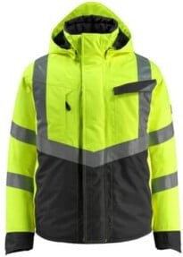 Mascot Hastings Winterjacke in Gelb/Schwarz mit Cordura, Größe XL, EN ISO 20471 Klasse 3 - Bild 1