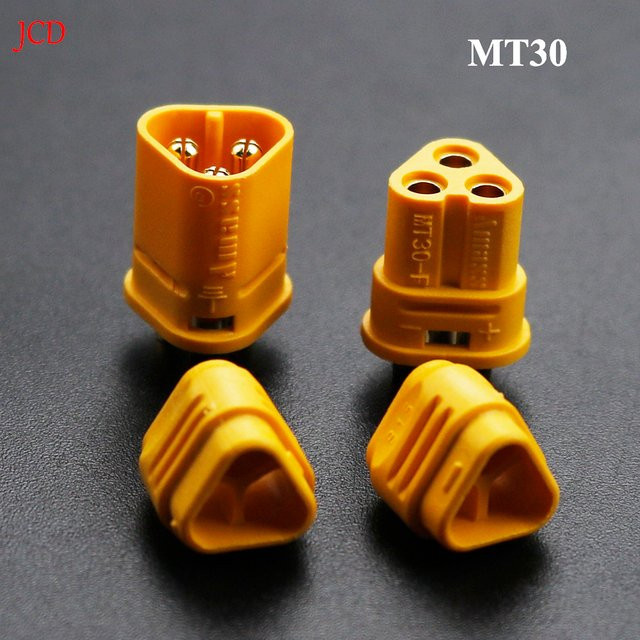 JCD MT30 Motor Stecker Set mit 10 Stück (5 Paare) Männlich und Weiblich für DC Bürstenlose Motoren - Bild 1