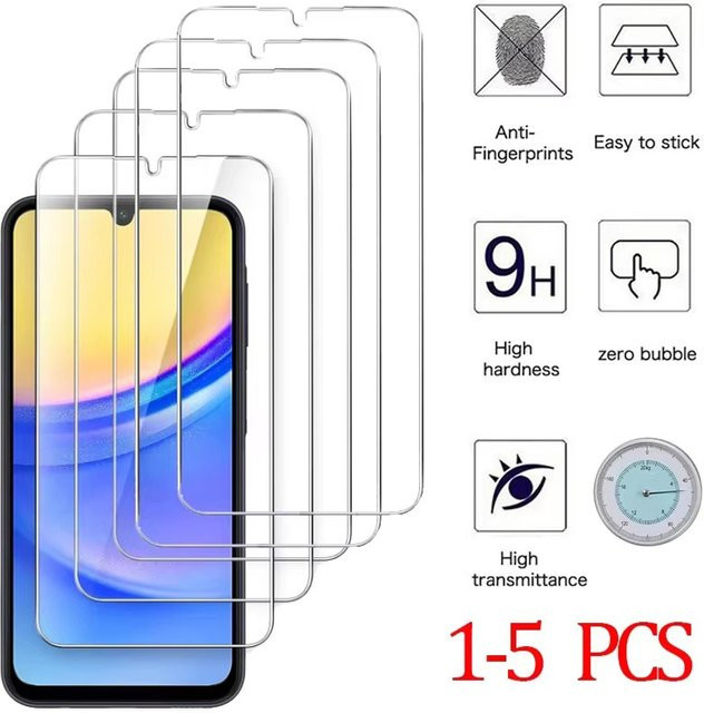 Xiaomi Displayschutzfolie aus gehärtetem Glas, transparent, passend für Poco X7 X6 X5 X4 X3 F7 F6 F5 F4 F3 M7 M6 Pro Plus M5s C85 C65 C75 C71 C55 C61 - Bild 1