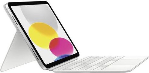 Apple Magic Keyboard Folio Tastatur und Hülle mit Trackpad für iPad 10. Generation, Weiß, QWERTZ (DE) - Bild 1