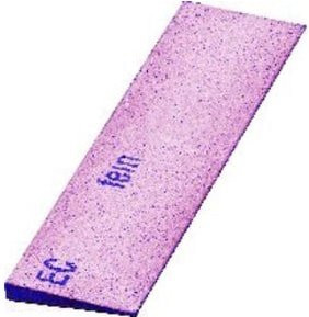 Fritz Müller Schleiffeile aus Edelkorund in der Farbe Purple, B/H/L: 25 x 3 x 100 mm, Körnung mittel - Bild 1