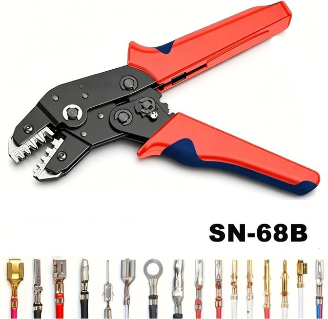 SN-68B Draht-Crimpzange für JST PH 2,0 mm, XH 2,5 mm, VH 3,96 mm, JWPS 4,0 mm und Dupont Open Barrel Terminals - Bild 1