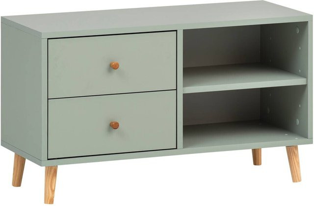 Bank Bjarne in Pistazie, lackiert, B/H/T: 78,9 x 46,5 x 33 cm - Bild 1