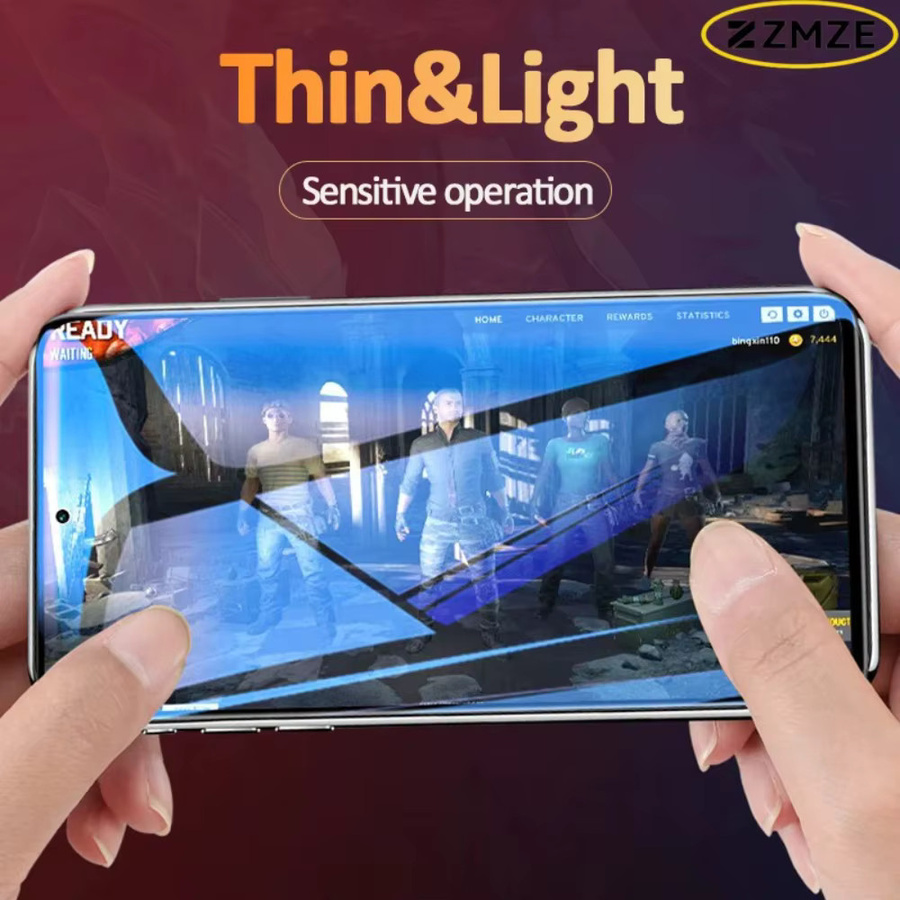 5er Pack Hydrogel-Displayschutzfolie für Samsung Galaxy A72 A52S A40 A35 A20e M54 M55 M32, transparent, wasser- und ölbeständig - Bild 6