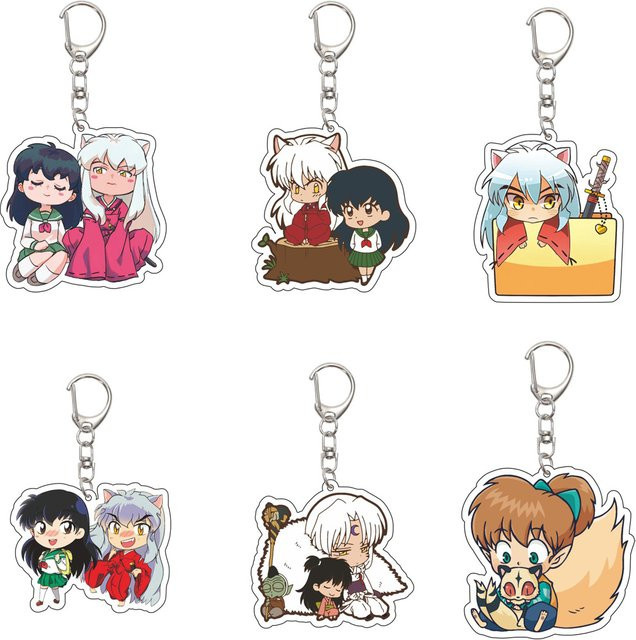Bandai Schlüsselanhänger Anime Inuyasha, Acryl, Unisex, 55 mm - Bild 1