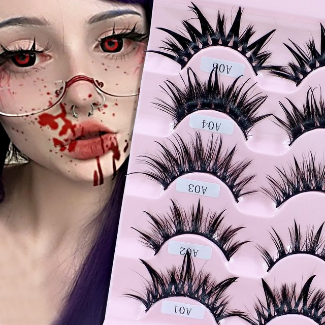 Tryphaena Künstliche Wimpern, Black, Glänzend, Damen - Bild 1