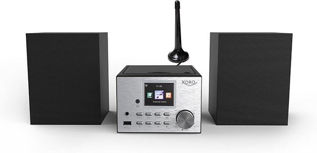 XORO HMT 500 Pro Microanlage in Schwarz mit Bluetooth und Wi-Fi - Bild 1