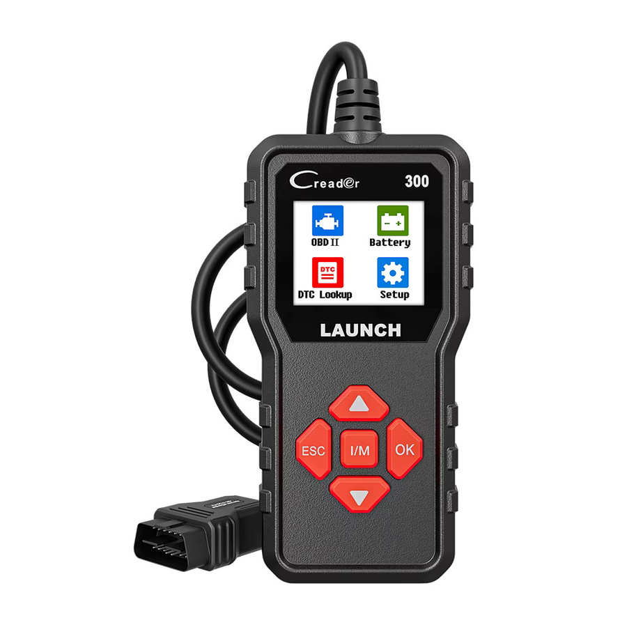 LAUNCH X431 CR300 OBD2-Scanner CAN Auto-Codeleser und Diagnosetool mit I/M-Motorbatterietester in Schwarz - Bild 7
