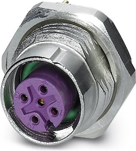 Phoenix Contact 1456501 Sensor-Aktor-Einbausteckverbinder M12 Buchse, 5 Polzahl, lila, Schraubanschluss, 20 Stück - Bild 1