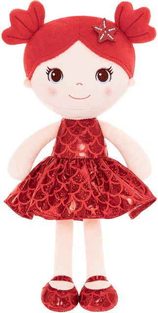Kidsly Tina Fischschuppen Roter Rock, Plüschtier, 30 cm, ab 0 Jahre - Bild 1