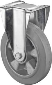 BS Schwerlastrolle N110.B83.200 aus Aluminium in Silber/Grau mit Schraubbefestigung - Bild 1