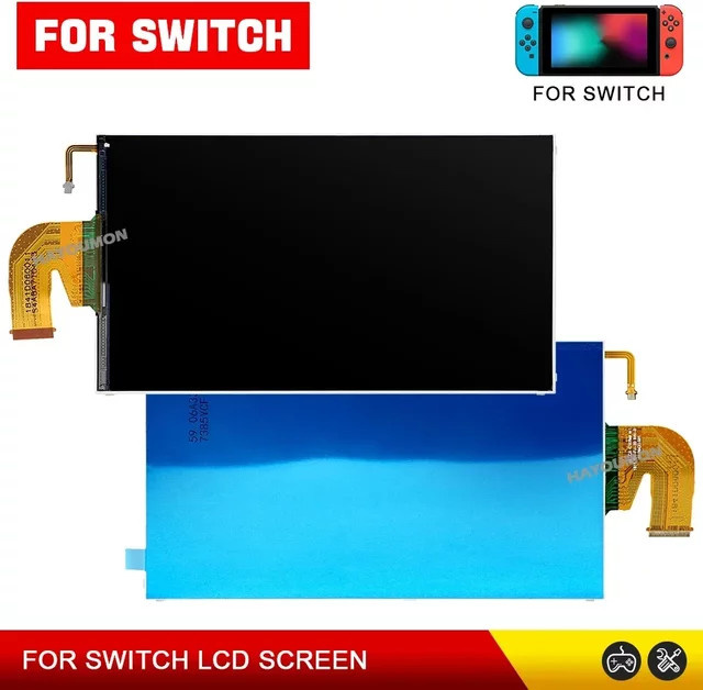 HeroAngel Ersatz LCD-Bildschirm Display-Glas-Baugruppe für Nintendo Switch in Schwarz - Bild 1