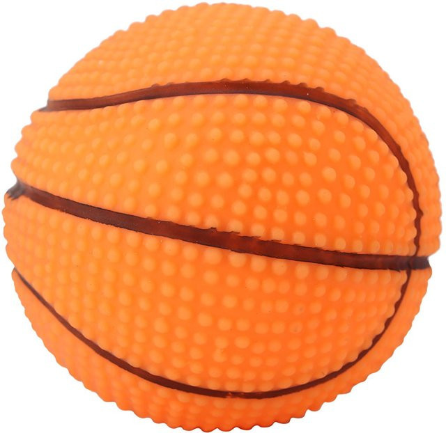 KaiSai Quietschspielzeug Hundeball, orange, 2 Arten - Bild 1