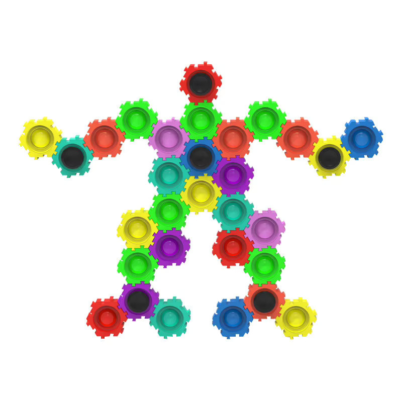soulbao Dekompressions-Bausteine Fidget Spinner, Anti-Stress Sensorisches Spielzeug - Bild 2