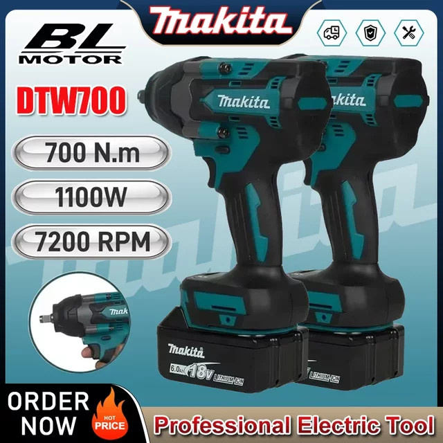Makita DTW700 Bürstenloser Akku-Schlagschrauber 18 V LXT mit hohem Drehmoment - Bild 1
