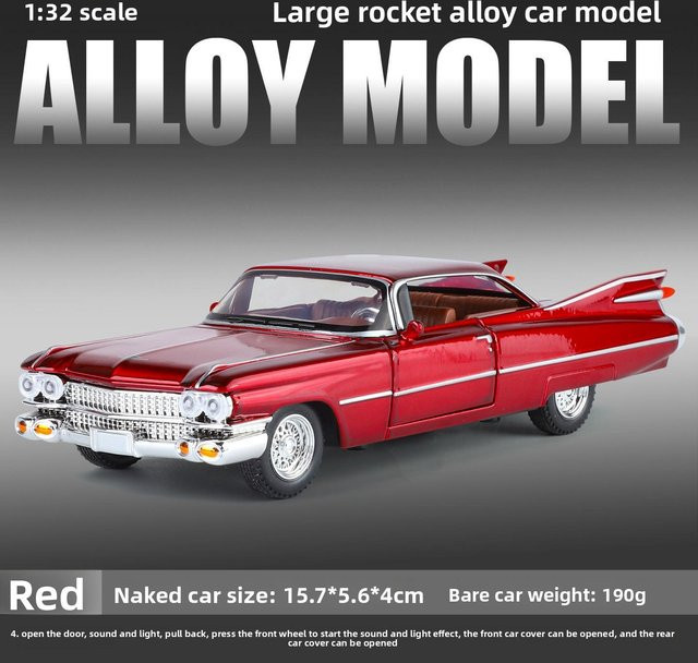 Linyi toy car Eldorado Biarritz, Modellauto, 1:32, mit Sound und Licht, ab 4 Jahren - Bild 1