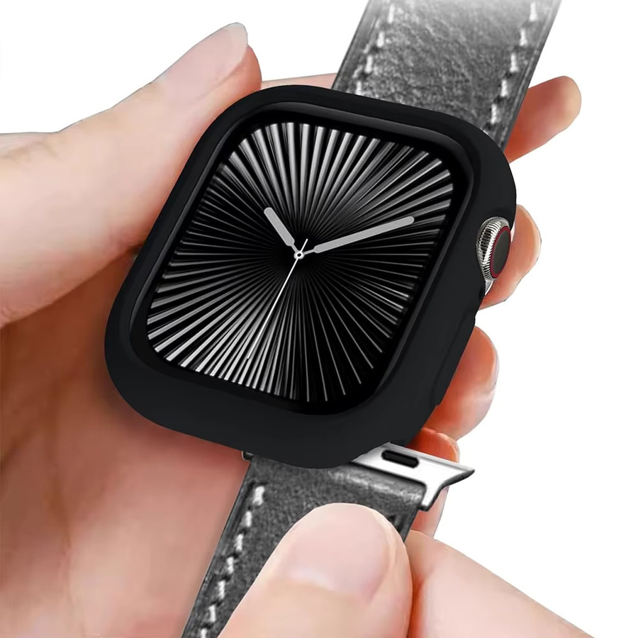 LCAPLE Uhrenzubehör Silikon-Schutzhülle für Apple Watch 10 11, Weiß - Bild 2